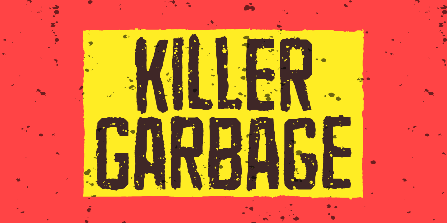 Czcionka Killer Garbage